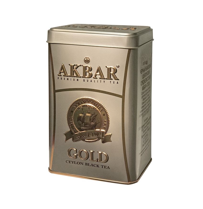 Чай Akbar Gold 225гр. Цена за одну упаковку