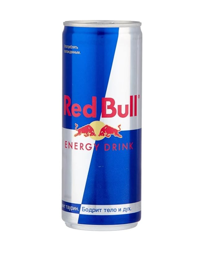 Энергетический напиток Red Bull 250мл, банка. Цена одной упаковки.