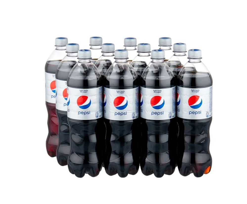 Вода газированная Pepsi Light 1л, пэт. Цена одной упаковки.